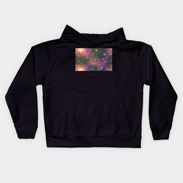 Seamless Stellar Cosmos Texture Patterns XVI Kids Hoodie by newdreamsss